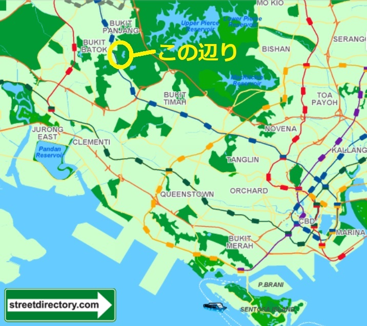 Map for Bukit Batok